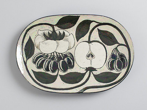飾皿(果実)1970年代-80年代 ビルゲル・カイピアイネン/アラビア製陶所