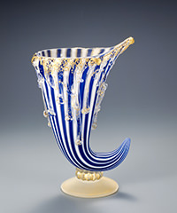 藤田喬平 ヴェニス花瓶 1996年頃 当館蔵