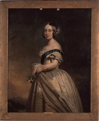 若き日のヴィクトリア女王 1842年頃 F.Xヴィンターハルター工房 イギリス