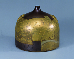飯田美郎「金波銀波の壺」昭和55年(1980) 茨城県近代美術館蔵