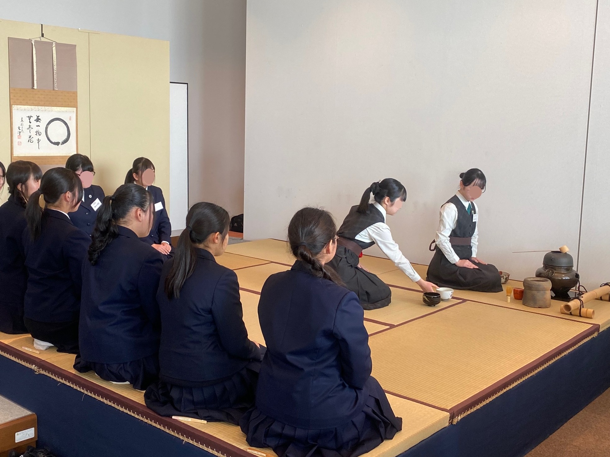 茶道部交流会の様子 茶道部交流会の様子