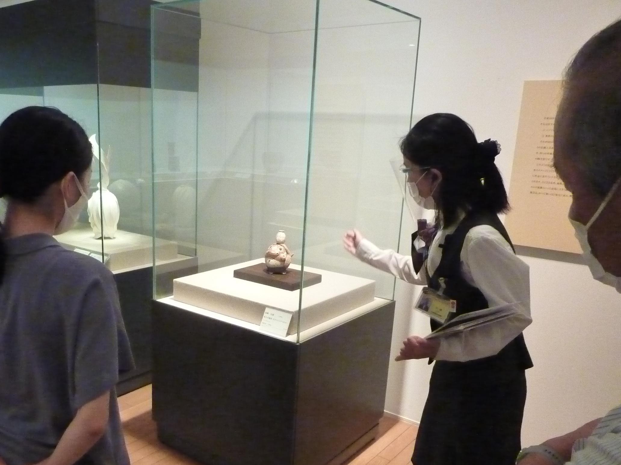 見どころガイドの様子